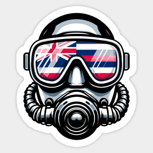 Vintage Dive Hawaii - Funny Scuba Dive Sticker